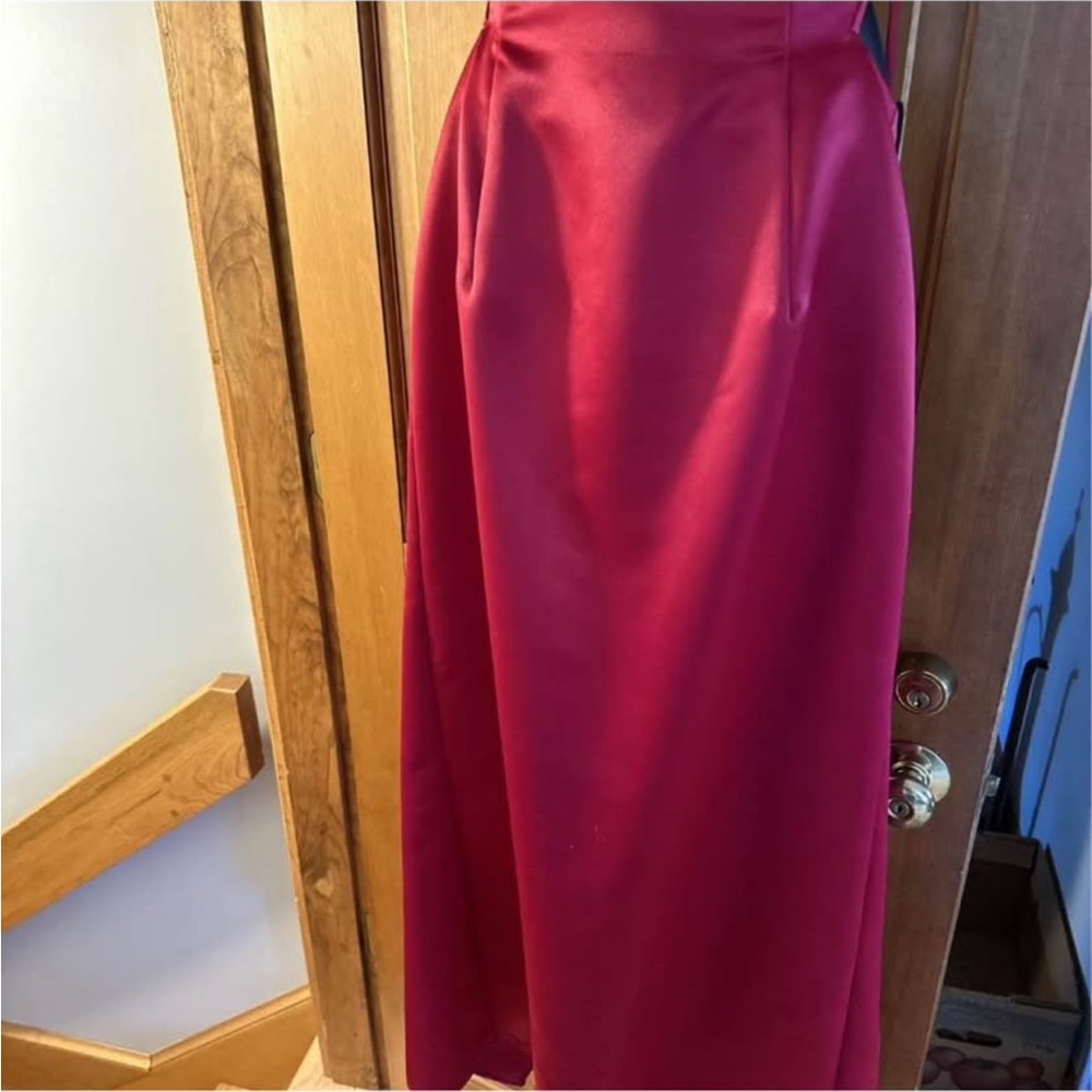 Macy's Vibrant Red Maxi Dress